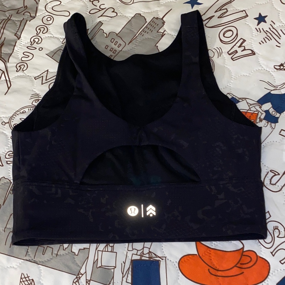 Lululemon Athletica Midnight Black Sports Bra